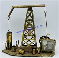 Copper Oil Rig Music Box (Works)