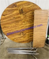 Round Dining Table With Two Leaves 42”