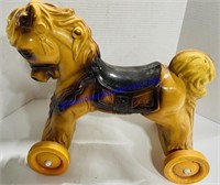 Wonder Plastic Riding Horse