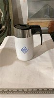 Vintage Corning ware coffee pot (untested), and