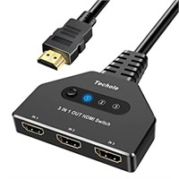 HDMI Switch 4K - Techole HDMI Switcher 3 in 1 Ou