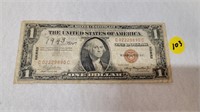 1935 A $1 SILVER CERTIFICATE HAWAII