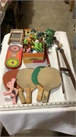 Vintage kid toys, homade toys, farm animal