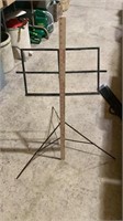 Music stand and brief case