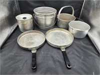 Group of Camping Pans