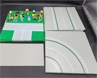 Group of Lego People & Track Boards