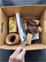 Box of Leather Pieces