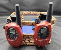Pair of Motorola walkie-talkie