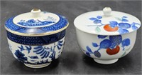 Pair of Small  Covered Dishes