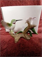 Porcelain Hummingbirde Figurine, NEW in BOX