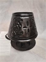 Home Interior Punch Tin Candle Lantern, NEW