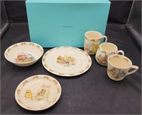 Bunnykins Plate, Bowl, Saucer & Cups and Tiffany&