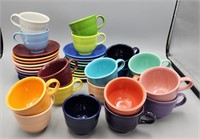 Large Group of Fiesta Cups & Saucers