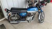 1971 Honda 175 motorcycle, 5064 miles, 3.00-18