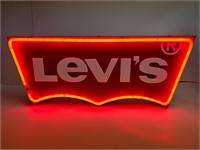 Levi's Neon Electric Sign 40" x 16.25"