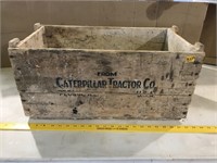 Caterpillar Tractor Co. Wood Box