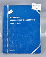 Canadian Small Cent Collection 1920 to Date