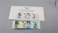 (B5) Duck stamp sheet - ducks of the holy land