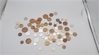 (B5) Lot of foriegn coins