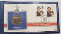 (B5) The Royal Wedding Crown Coin & First Day