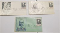 (B5) 3x DWIGHT D. EISENHOWER - First Day Covers -