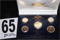 Gold Plated Coin Set 1999