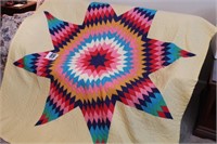 Lone Star Quilt 72 x 84