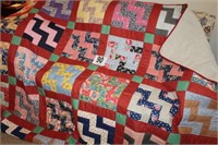 Handmade Quilt 72 x 88