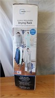 6 arm clothes drying rack - damaged box - new