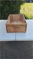 Wood wine crate
