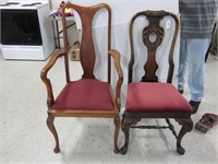 2 DINING CHAIRS