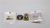 (B5) lot of 4 collector pins - NASA-hoover dam -
