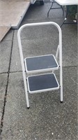 White 2 step - step stool