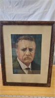 Wall art - Theodore Roosevelt framed print.