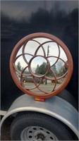 Awesome wood framed mirror - MCM Look/ feel 24"