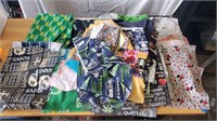 (B10) Lot of fabric scraps - misc sewing fabric