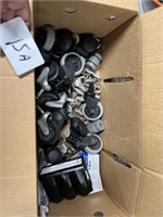 Box of misc casters