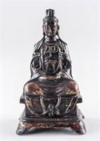 Chinese Gilt Bronze Cast Bodhisattva Statue
