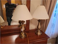Pair of 22" 3-way lamps