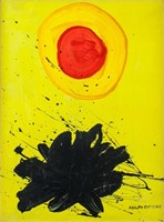 American Oil on Canvas Signed Adolph Gottlieb