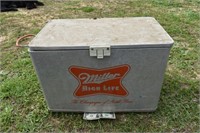 Vintage Miller High Life Metal Cooler