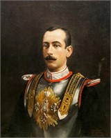 European Oil on Canvas Portrait Dated 1890