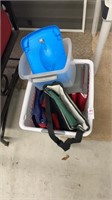 Plastic Containers and cooler bags