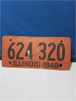 1948 Illinois license plate