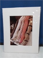 8x10 matted artist print stockings