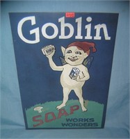 Goblin soap retro style advertising sign