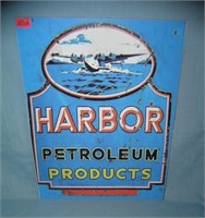 Harbor petroleum products retro style advertising
