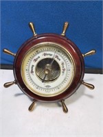 Vintage ships wheel Weather Center