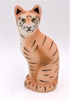 Fenton Opal Satin Signed and Numbered Tiger