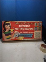 Magic fingers automatic knitting machine